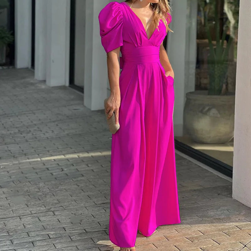 W&W Mode - Frauen Elegant Jumpsuit