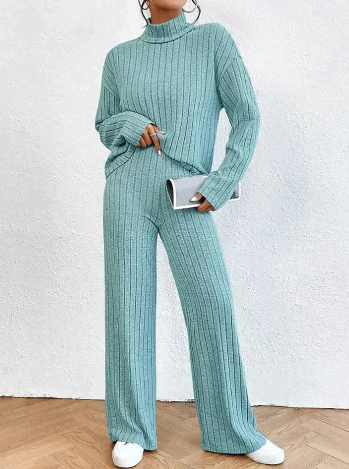 W&W Mode | Strickhose und Rollkragenpullover