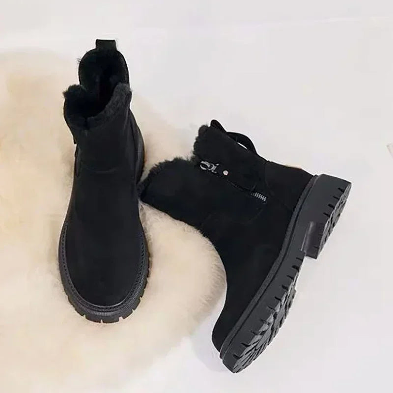 W&W Mode | Damen Schneestiefel mit Plüschfutter