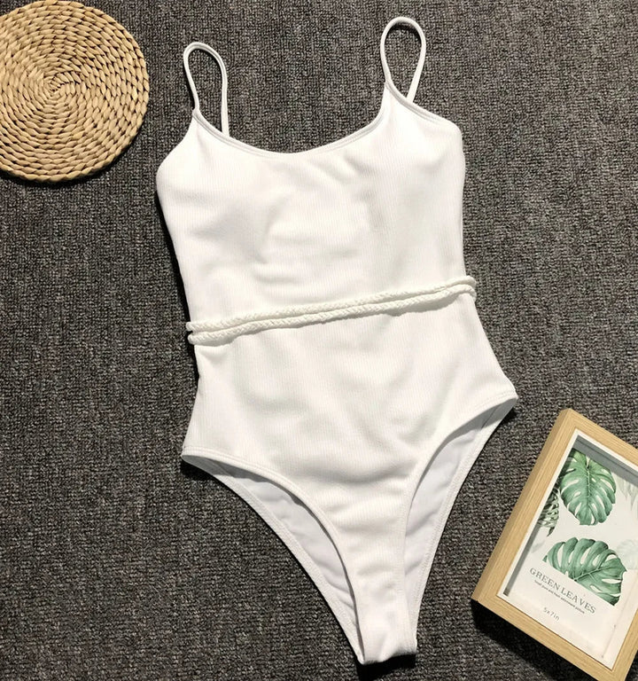 W&W Mode De Bain-Badeanzug mit Taillenbund