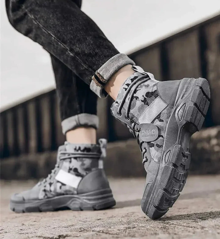 W&W Mode | Outdoor Stiefel Mit Tarnmuster Für Herren