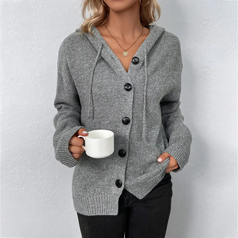 W&W Mode | Bequemer Hooded Cardigan