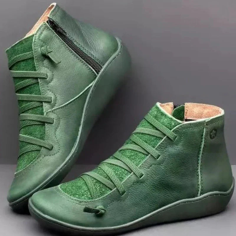 W&W Mode - Damen Stiefeletten aus PU-Leder