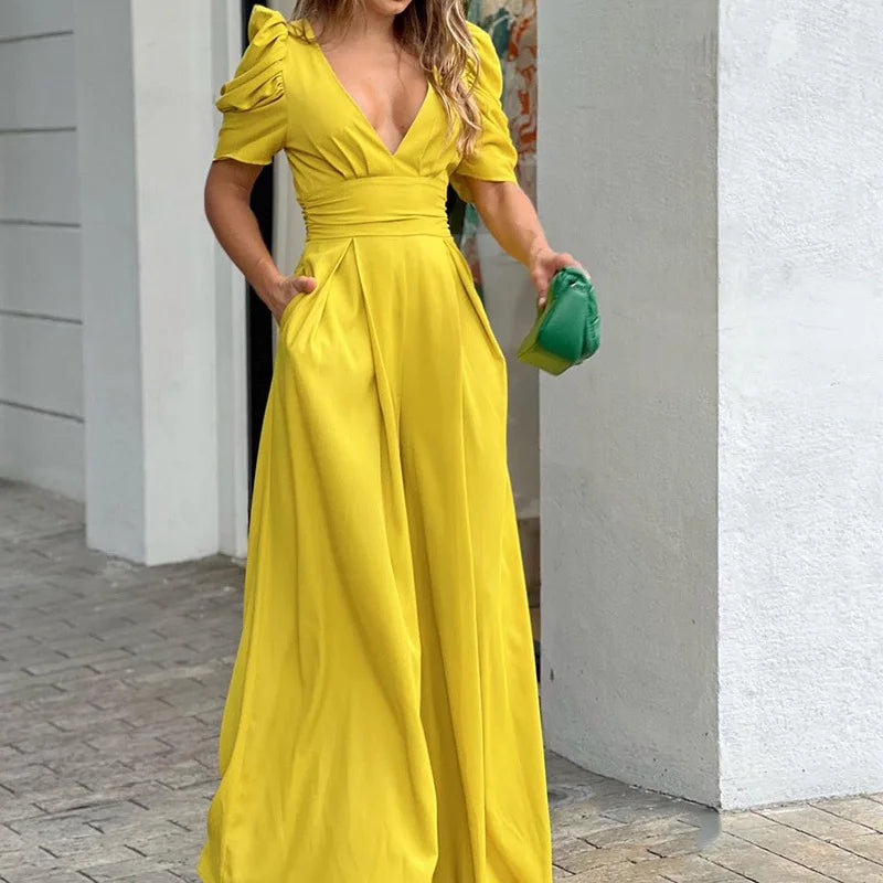 W&W Mode - Frauen Elegant Jumpsuit