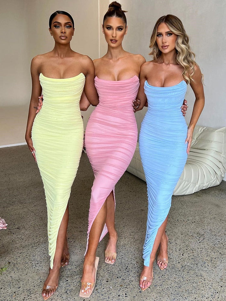 W&W Mode | Strapless-Maxikleid