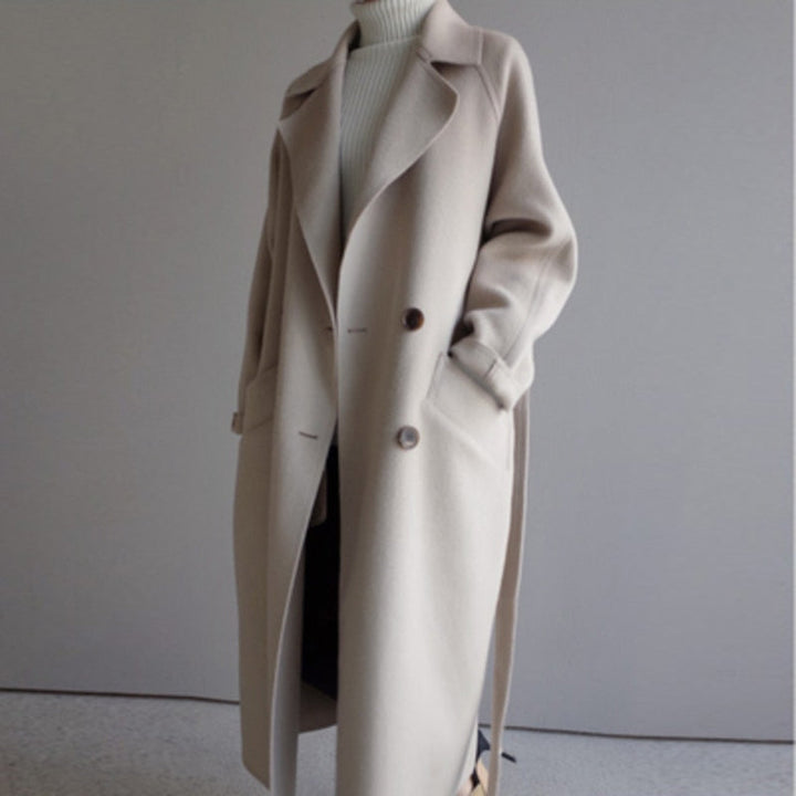 W&W Mode | Langer Wollmantel für Damen