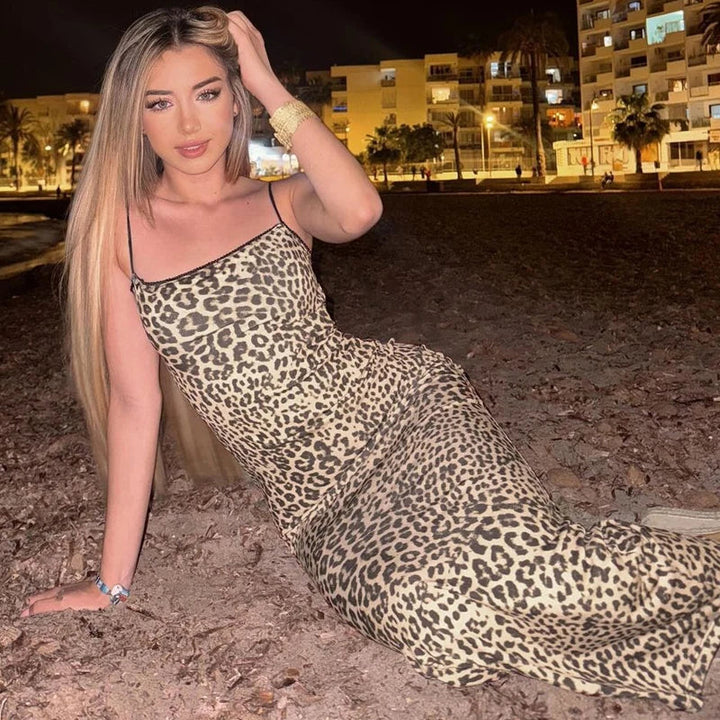 Kleid | Mit Leoparden Muster