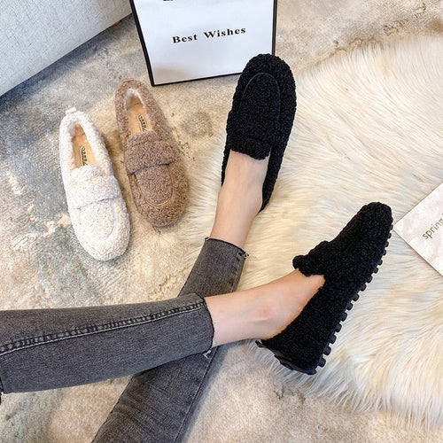 W&W Mode | Bequeme Plüsch Hausschuhe Schuhe
