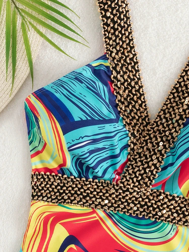 W&W Mode Badeanzug Monokini Rückenfrei