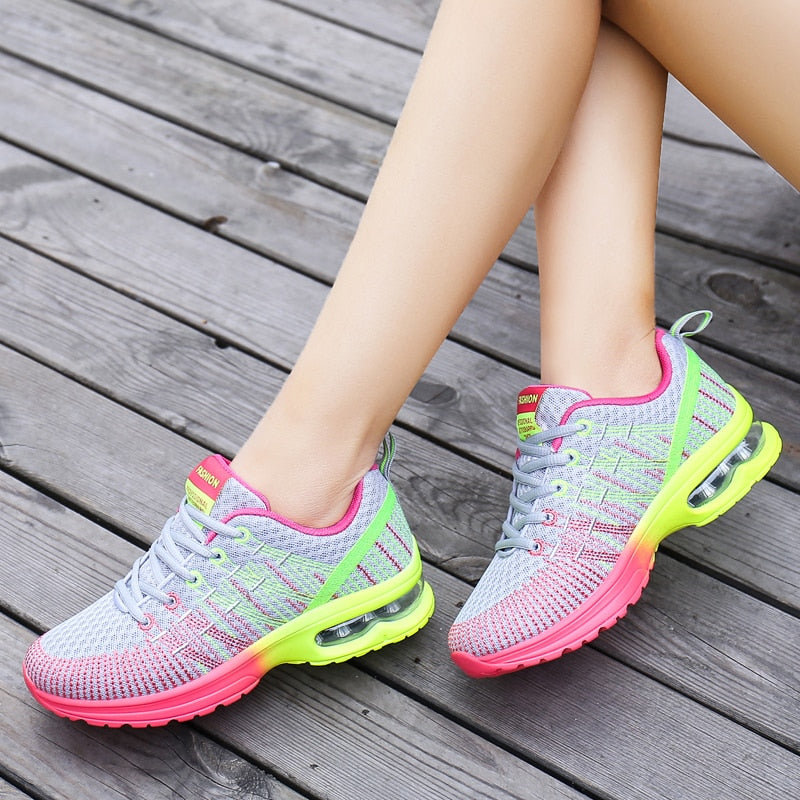 W&W Mode Luftige Lauf-Lieblinge | Damen Atmungsaktive Leichtgewichtige Laufschuhe