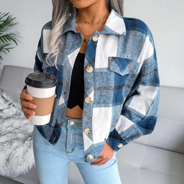 Karo-Wolljacke