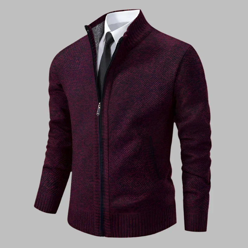 W&W Mode | Modern Warme Herrenweste Mit Reißverschluss