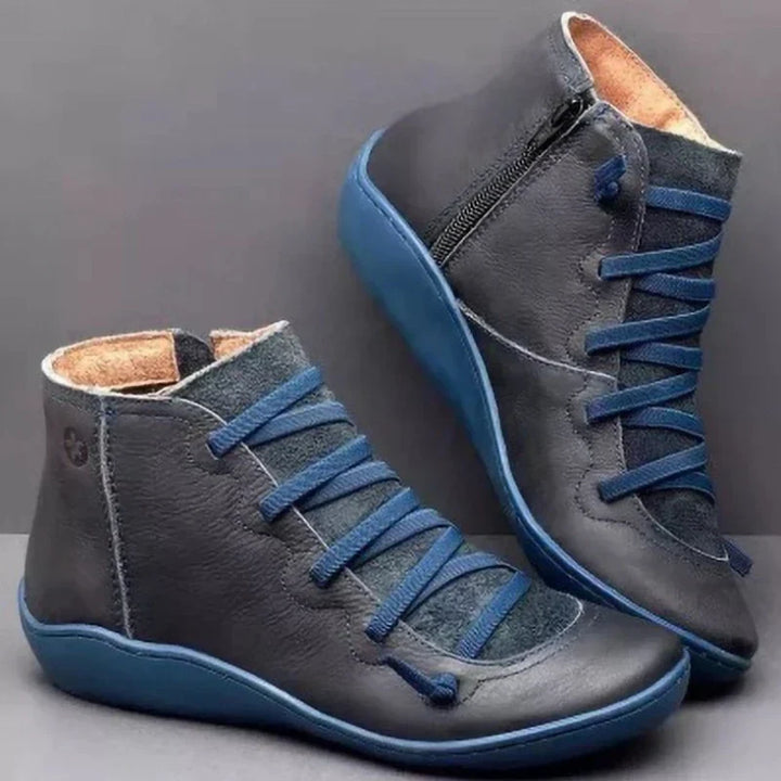 W&W Mode - Damen Stiefeletten aus PU-Leder
