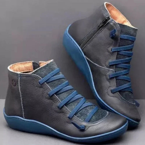 W&W Mode - Damen Stiefeletten aus PU-Leder