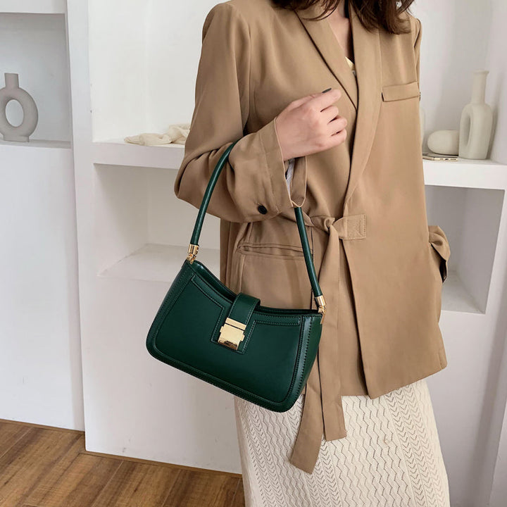 W&W Mode | Stilvolle Schultertasche für Damen - Designer-Handtasche mit Reißverschluss
