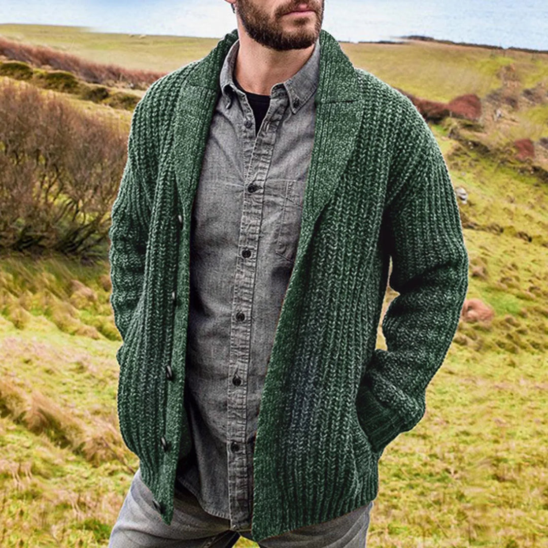 W&W Mode | Klassische Herren Strickjacke Im Retro Stil