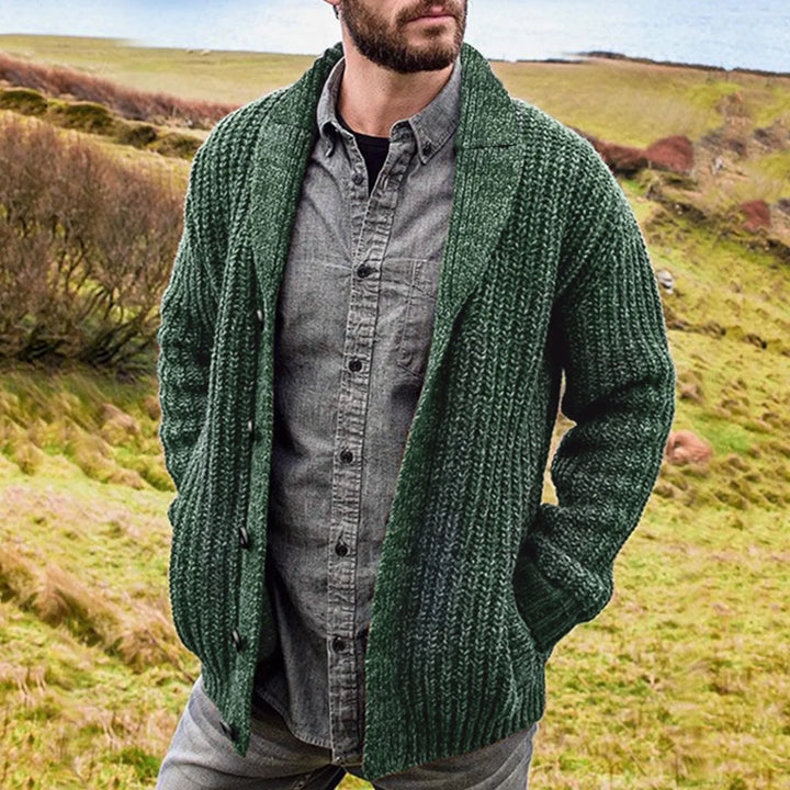 W&W Mode | Klassische Herren Strickjacke Im Retro Stil