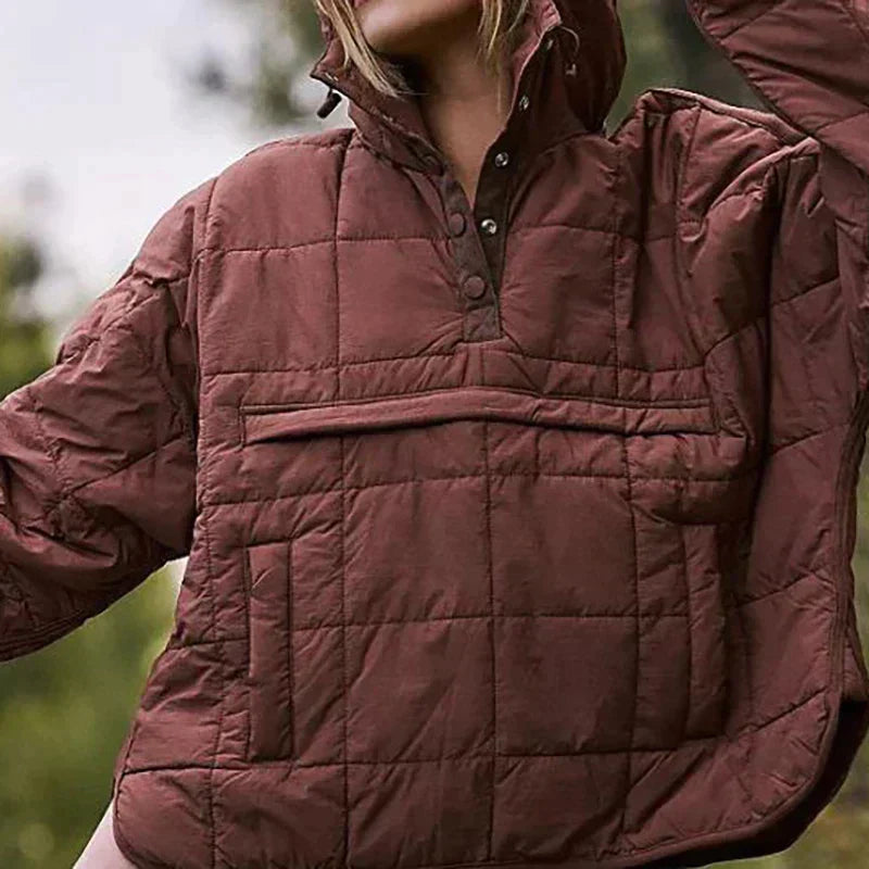 Damen-Freizeitjacke aus wasserdichtem Material