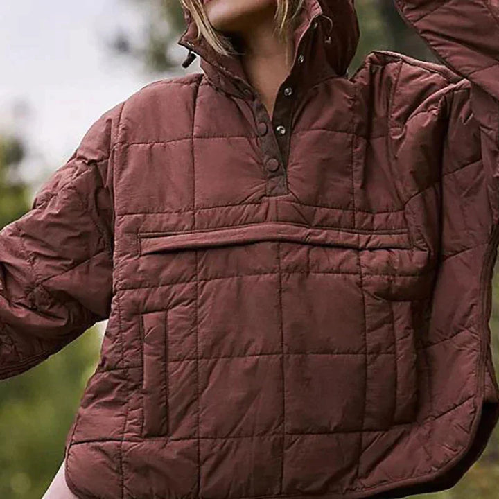 Damen-Freizeitjacke aus wasserdichtem Material