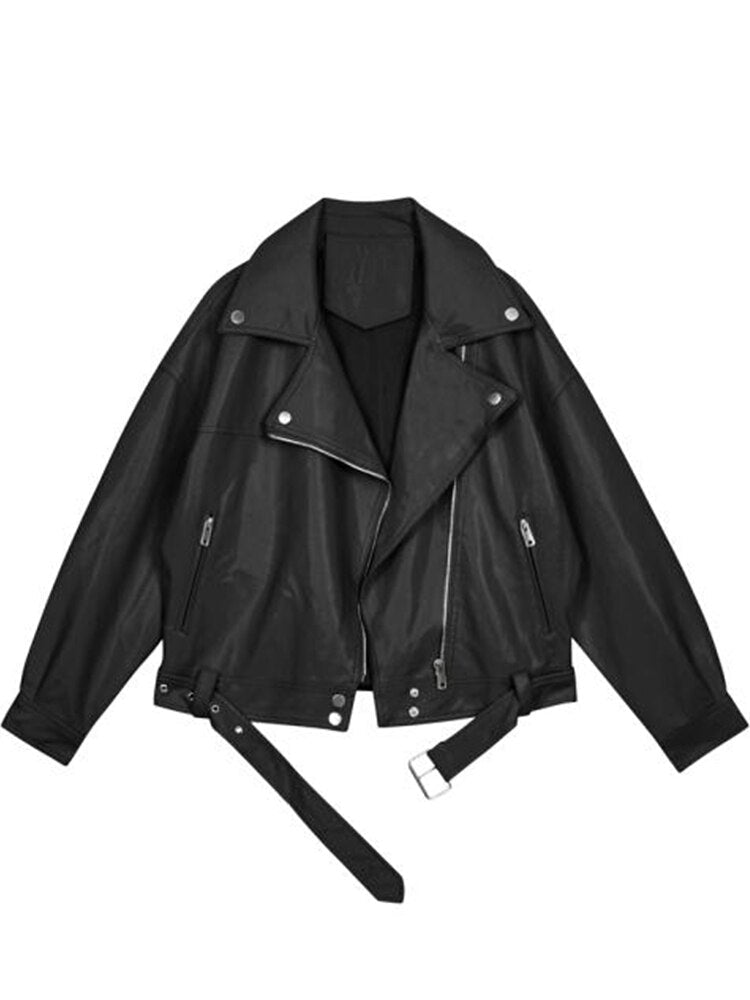 W&W Mode - Lederjacke in Übergröße