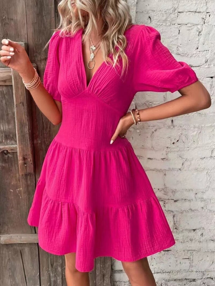 W&W Mode - Lässiges Kleid mit Rüschen