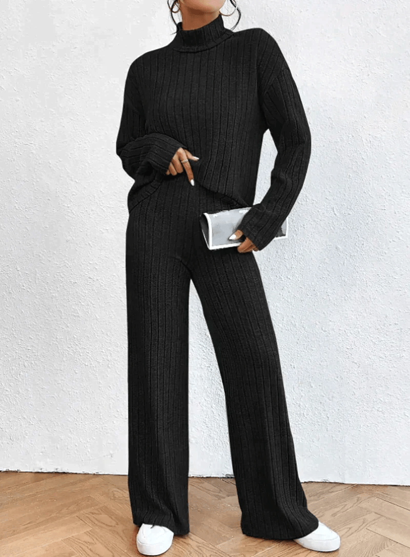 W&W Mode | Strickhose und Rollkragenpullover