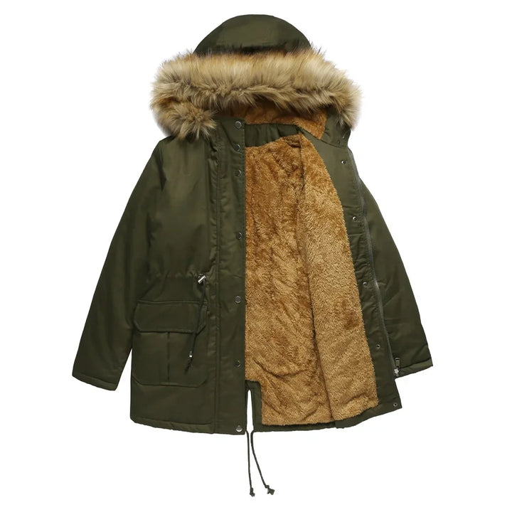 W&W Mode - Lange Parka mit Pelz