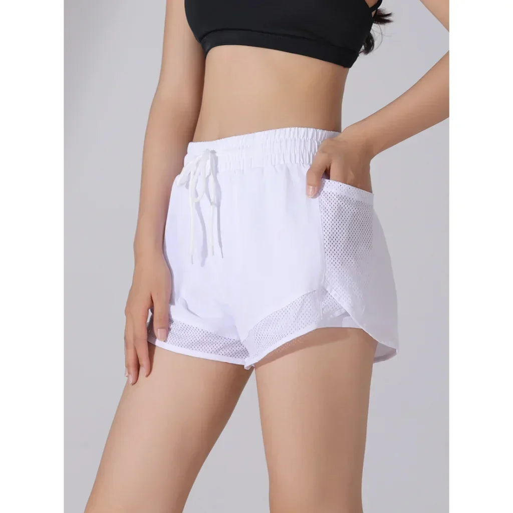 W&W Mode | Hoch Taillierte Sommer Sport Shorts Für Damen