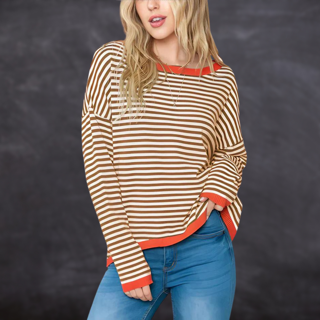 W&W Mode | Gestreifter Pullover
