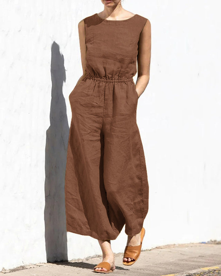 W&W Mode | Klassischer Baumwoll Jumpsuit