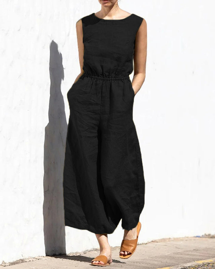 W&W Mode | Klassischer Baumwoll Jumpsuit