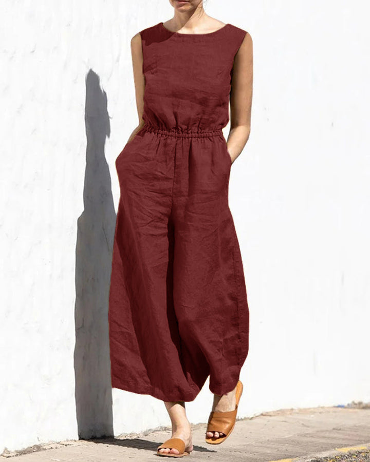 W&W Mode | Klassischer Baumwoll Jumpsuit