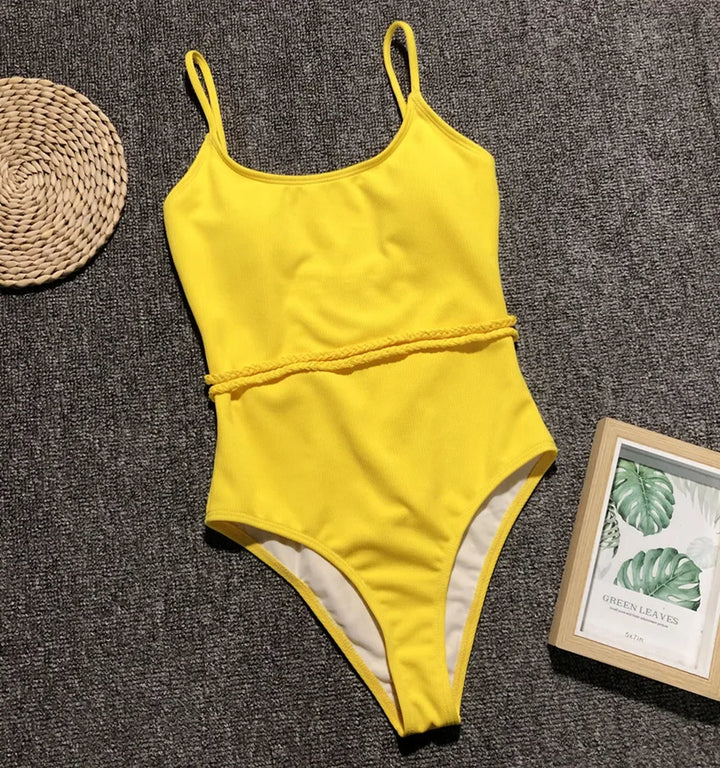 W&W Mode De Bain-Badeanzug mit Taillenbund