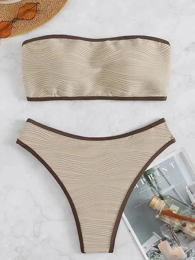W&W Mode Bandeau-Bikini-Set