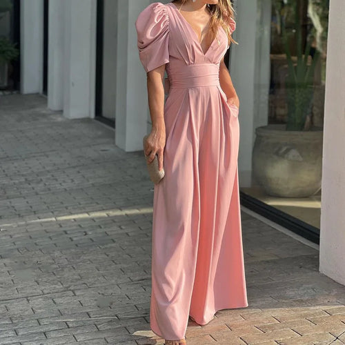W&W Mode - Frauen Elegant Jumpsuit
