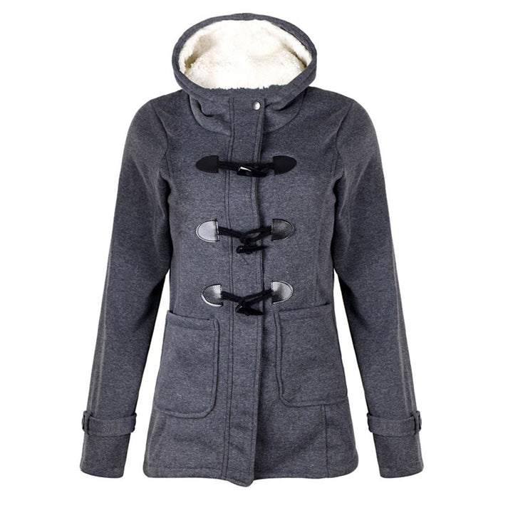 W&W Mode | Damen Winterjacke Mit Knopfverschluss
