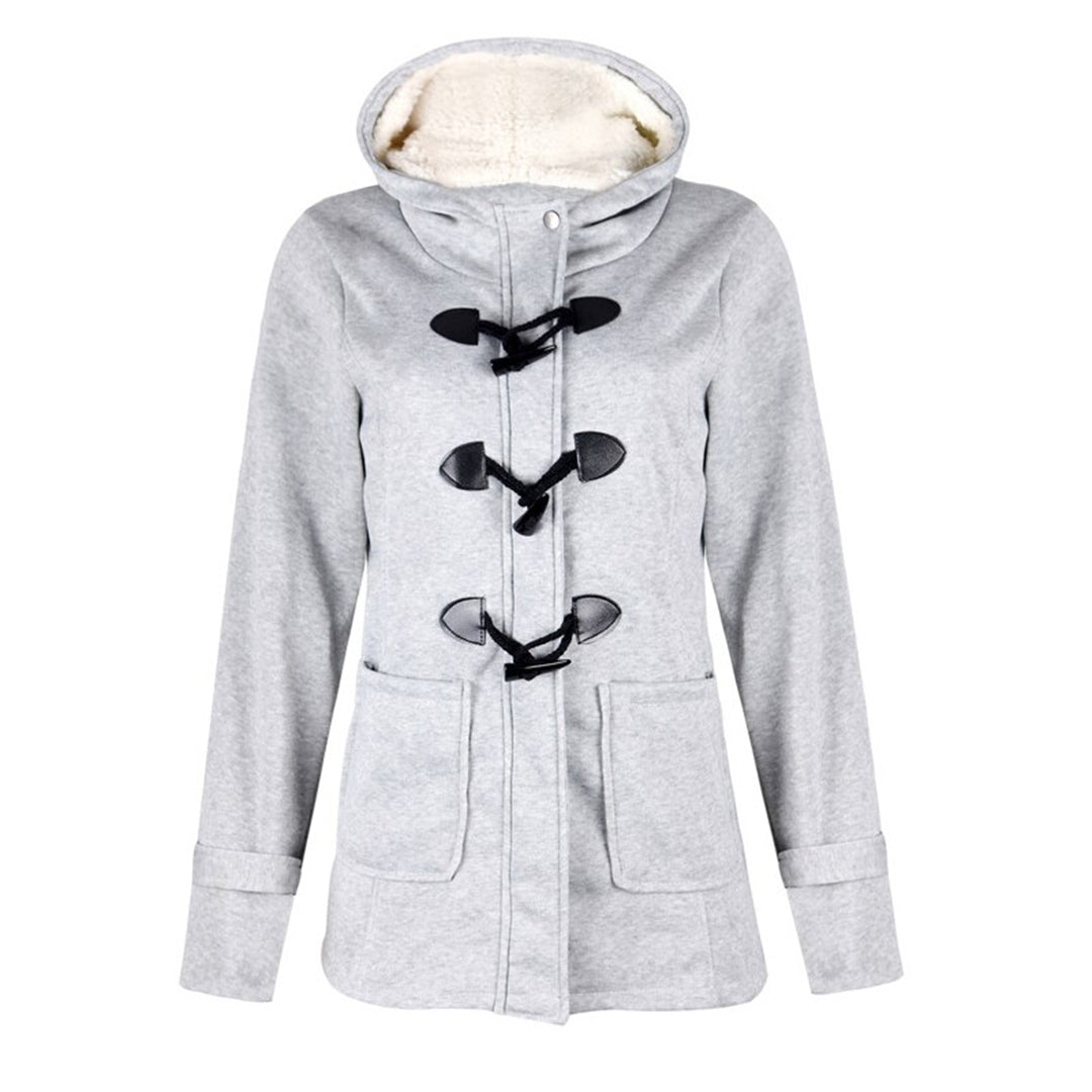 W&W Mode | Damen Winterjacke Mit Knopfverschluss