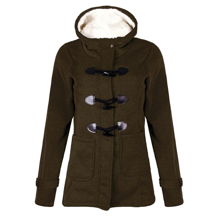 W&W Mode | Damen Winterjacke Mit Knopfverschluss