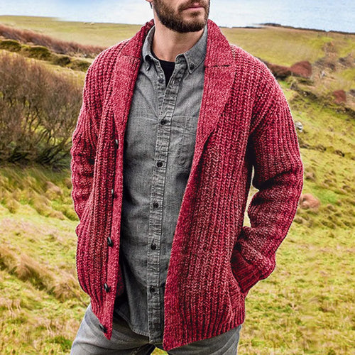 W&W Mode | Klassische Herren Strickjacke Im Retro Stil