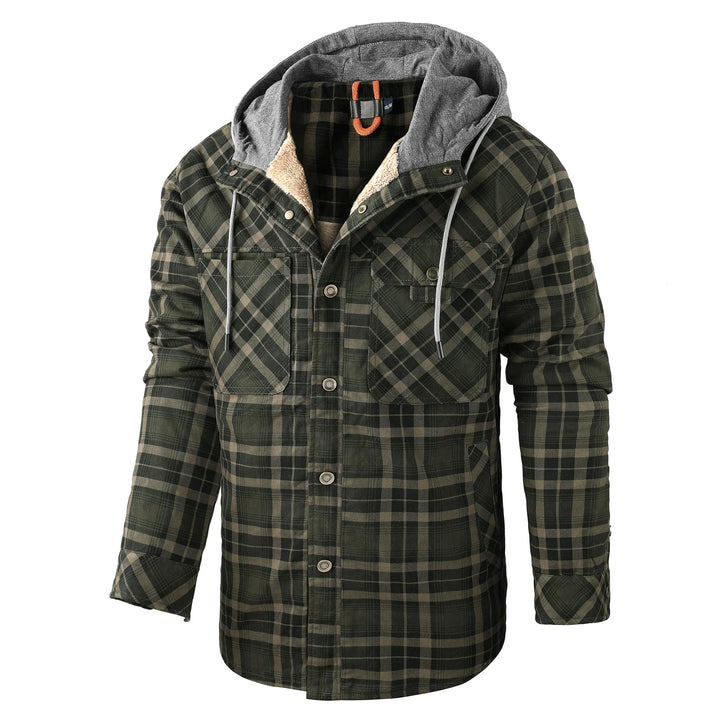 W&W Mode | Lässige Herbst Karierte Hemd Jacke für Unisex