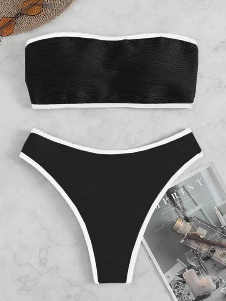 W&W Mode Bandeau-Bikini-Set