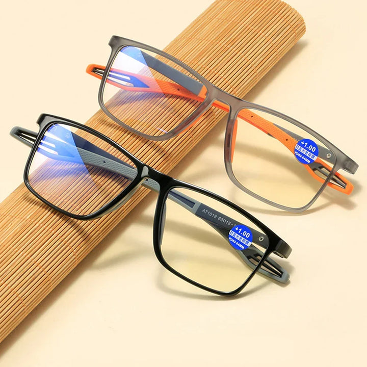 W&W Mode | Sportliche Blaulichtfilter Brille Für Herren