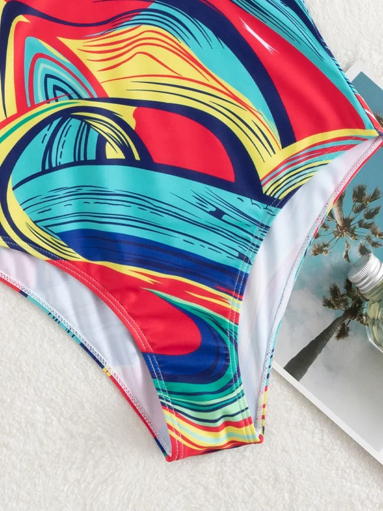 W&W Mode Badeanzug Monokini Rückenfrei