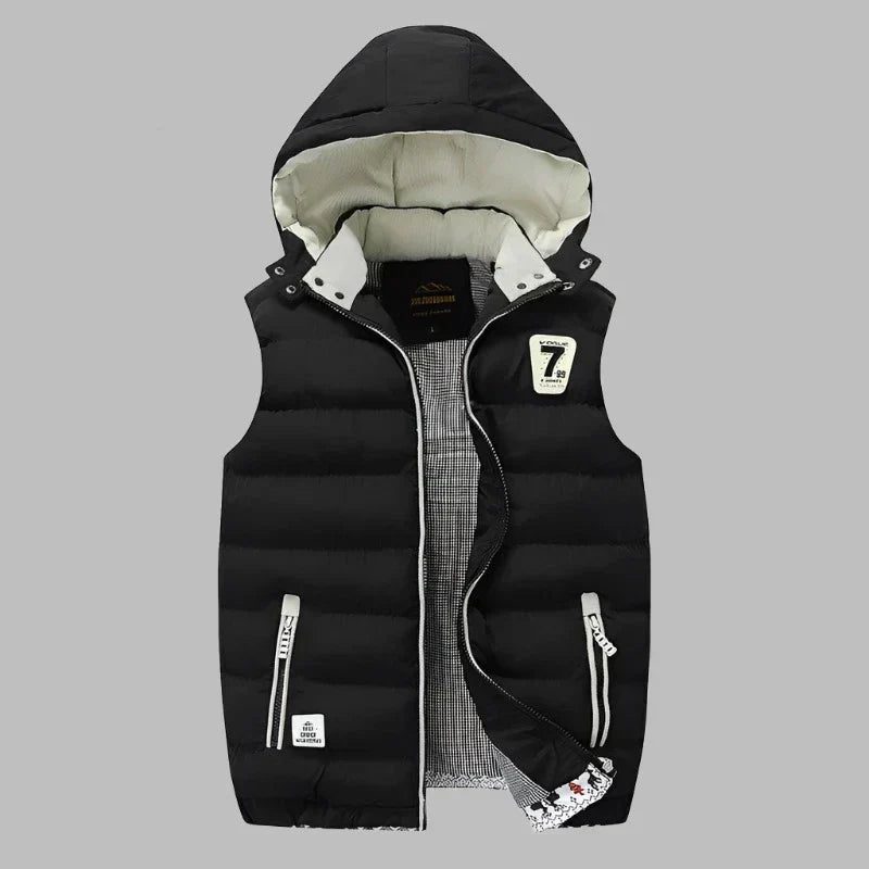 W&W Mode | Bequeme Wattierte Kapuzenjacke mit Reißverschluss und Taschen