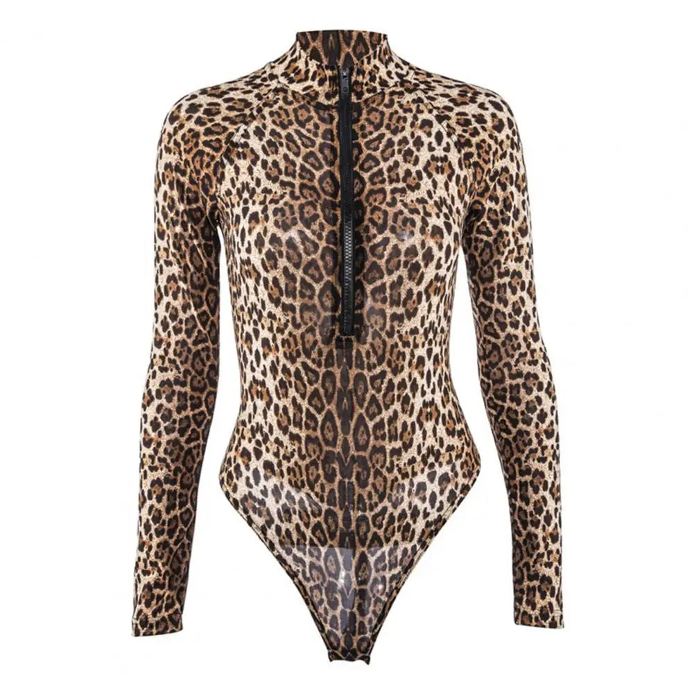 W&W Mode Damen-Schwimm-Playsuit – stylischer Reißverschluss, schmale Passform für Sommer-Badeanzüge