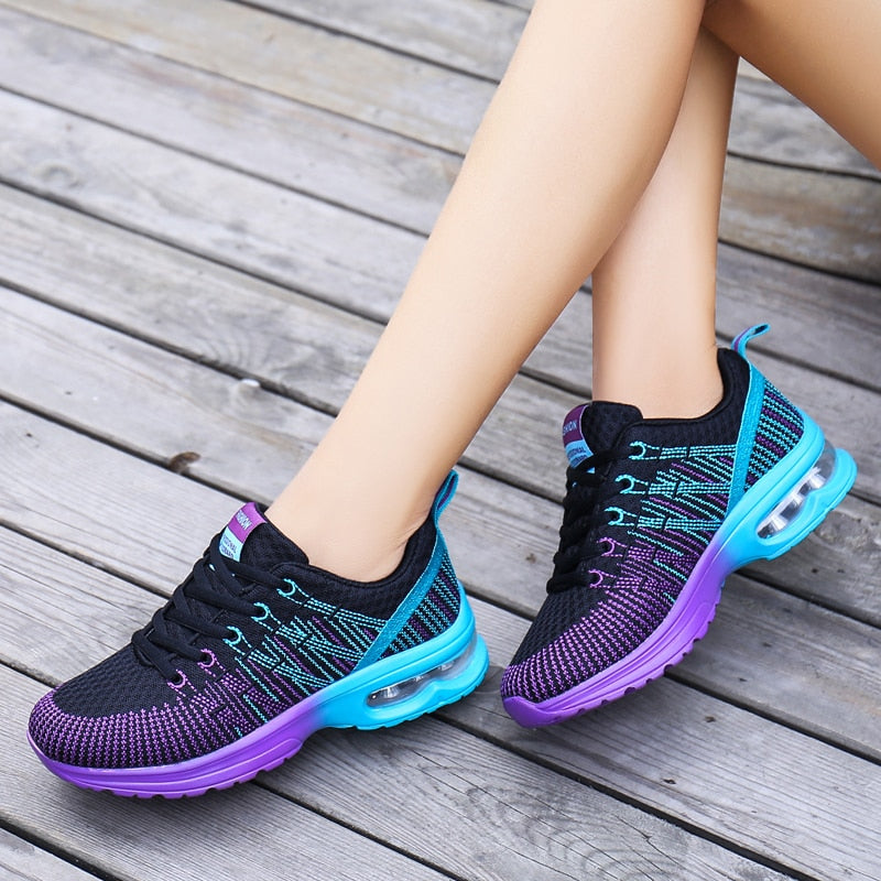 W&W Mode Luftige Lauf-Lieblinge | Damen Atmungsaktive Leichtgewichtige Laufschuhe