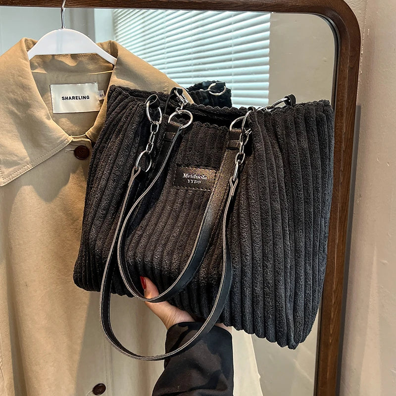 W&W Mode | Damen Cord Handtasche