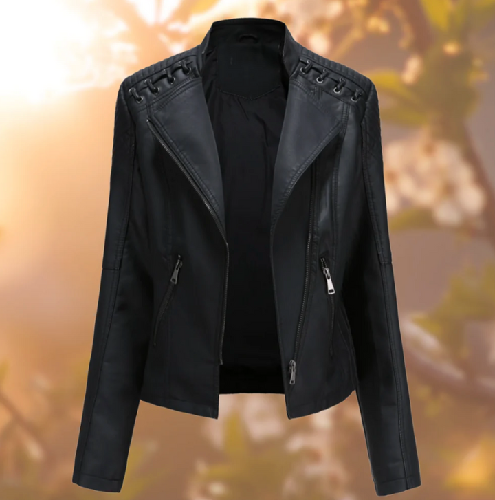 W&W Mode | Klassische Lederjacke für Damen