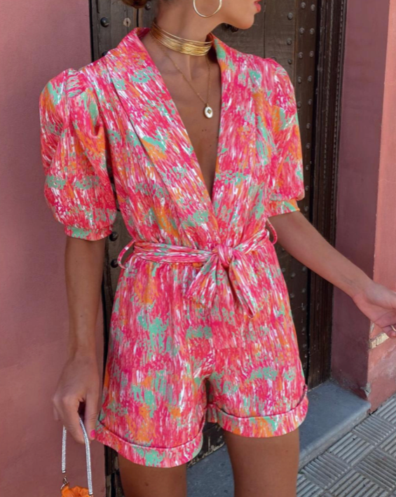 W&W Mode | Farbiger Sommer-Overall