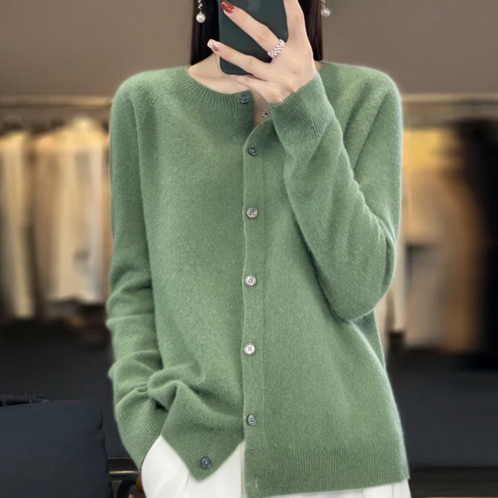 W&W Mode | Klassische Wollstrickjacke